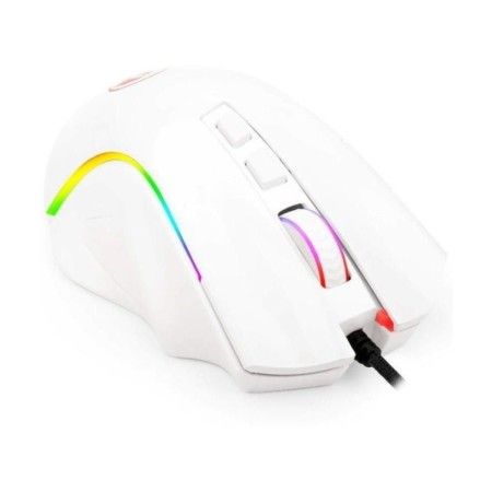 Mouse Redragon Griffin M607w RGB 7200dpi - Branco