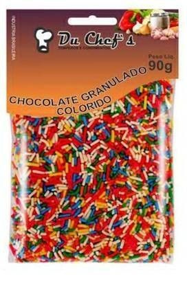 Granulado Colorido 90g Du Chefs