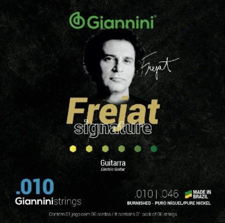 Encordoamento para Guitarra Signature Frejat Giannini SSGPNFJ (.010  .046)