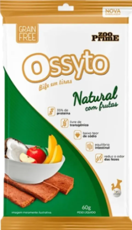 Ossyto Natural Com Frutas 60Gr
