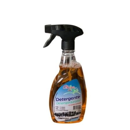 Detergente Desengordurante Spray 500mL - Gatilho Espumador