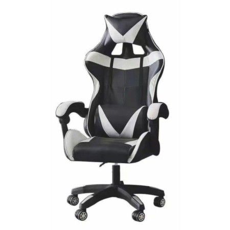 Cadeira Racer Plus preto/branco Bulk Gamer 491801