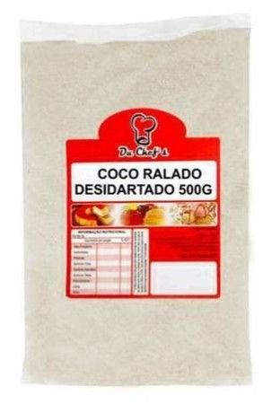 Coco Ralado Desidratado 500g Du Chefs