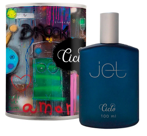 Jet Ciclo Cosméticos - Perfume Masculino - Deo Colônia + Lata - 100ml