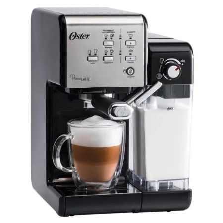 Cafeteira Automática 1170W Espresso Latte e Cappuccino PrimaLatte Preta 220V Oster