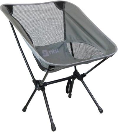 Cadeira de Camping Dobrável e Telada Pocket Cinza