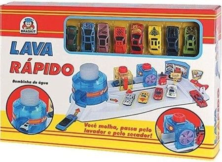 Lava Rápido com 8 Carrinhos - Braskit