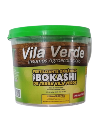 Fertilizante Orgânico Tipo Bokashi De Terra Vila Verde 1kg Linha Premium