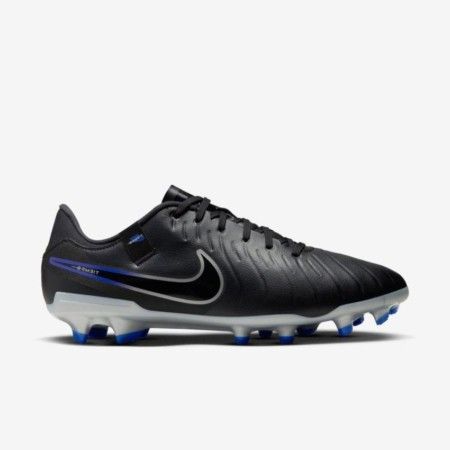 Chuteira Nike Tiempo 10 Academy Campo Preta e Azul