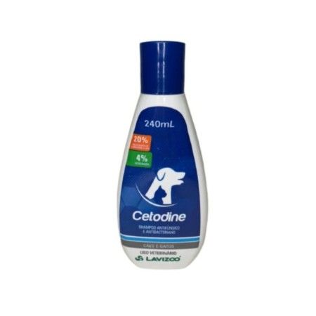 Cetodine - Shampoo Antifúngico e Antibacteriano 240 ml