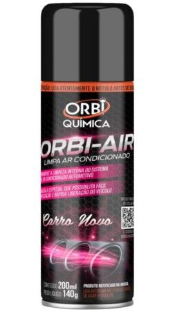 Limpa Ar Condicionado Orbi-Air Carro Novo 300ml - Orbi Quimica