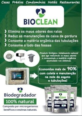 BioClean Biodegradador "Limpa Caixa Gordura e Fossa"