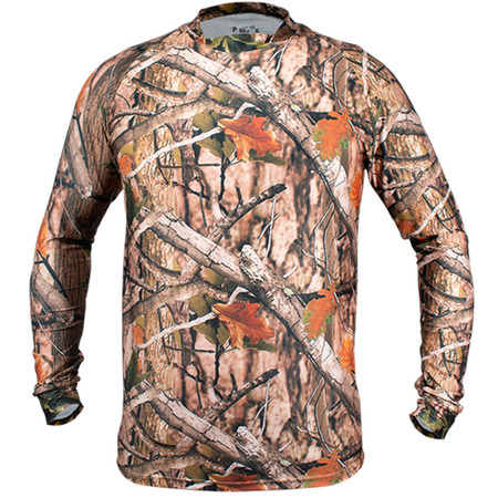 Camiseta Power Fit Proteção Uv Camuflagem Caatinga Mata Seca