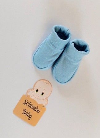 Pantufa de Bebê - Azul Claro