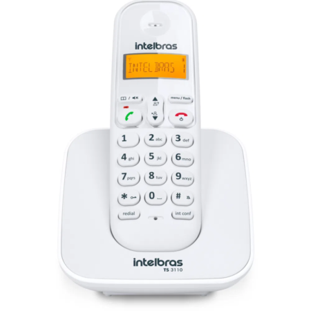 Telefone Sem Fio Intelbras Ts3110 Branco - Bivolt