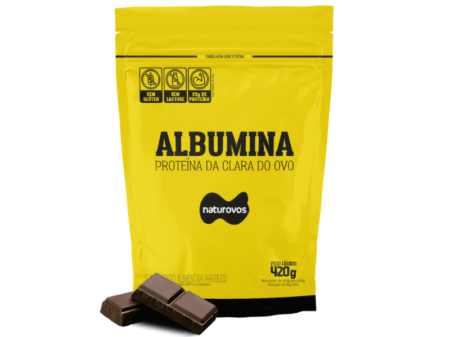 Albumina Naturovos - 420g sabor chocolate