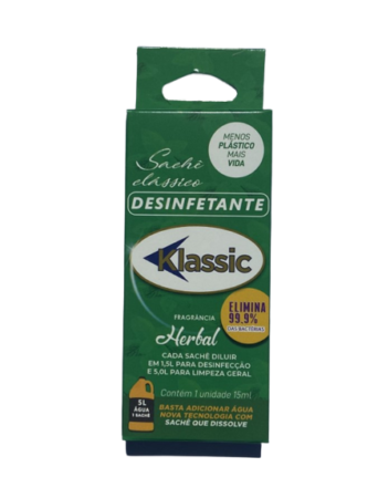 Desinfetante Sache Herbal Klassic - 15ml