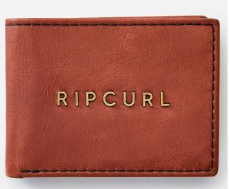 Carteira Rip Curl Valley Badge Rfid All - Brown