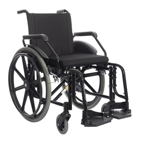 Cadeira de Rodas Fit Preta 02970 (Jaguaribe)