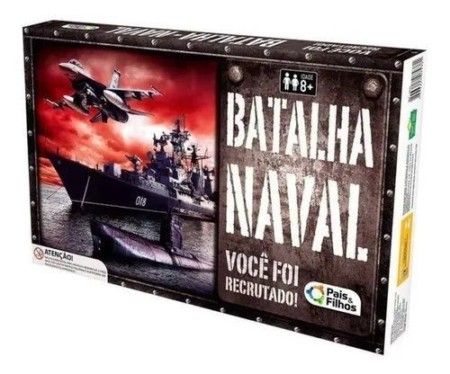 Jogo Tabuleiro Família Batalha Naval Barcos Brinquedo 2800