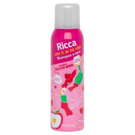 Shampoo a Seco Maçã do Amor  Ricca 150ml