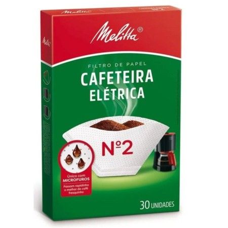 Filtro Papel P/ Cafe Melitta Nº2 C/30Un