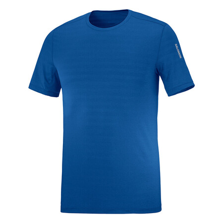 Camiseta Salomon Render Ss - Masculina - Azul - Gg
