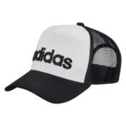 Boné Adidas Redinha Logo Linear Branco e Preto