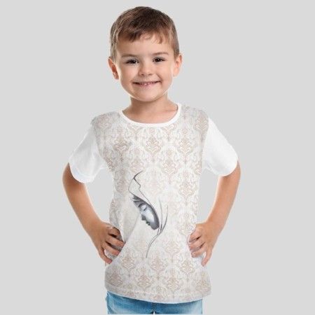 Camiseta Infantil Unissex Nossa Senhora Do Silencio