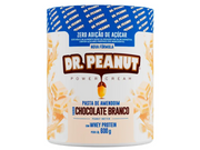 Pasta de Amendoim Dr peanut com Whey Protein 600g -  chocolate branco
