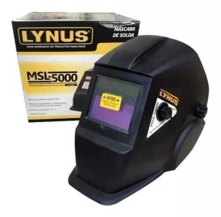Máscara de Solda Automática com Regulagem 9 a 13 - LYNUS-MSL-5000