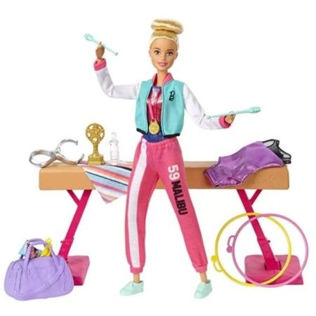 Playset e Boneca Barbie - Barbie Ginasta - Mattel