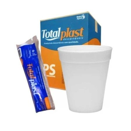 Copo Isopor Total Plast 120ml Café Térmico