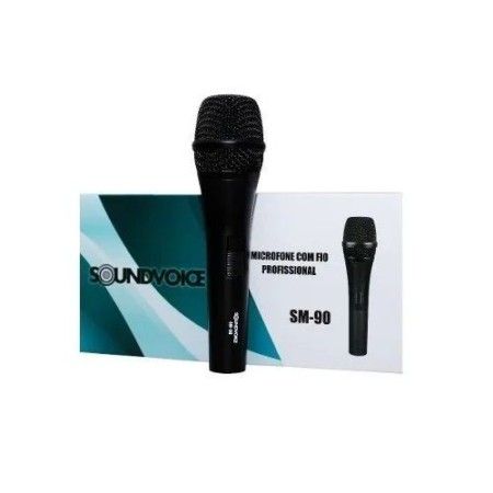 Microfone Com Fio Sm 90 Soundvoice