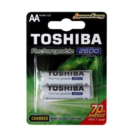 Pilha Recarregável AA 2600MAH Toshiba