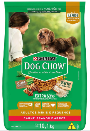 Dog Chow Ps Ad Mini/Peq Car Frg Arz 10,1kg