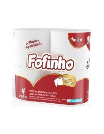 Papel Higienico 30m Fofinho Folha Dupla C4
