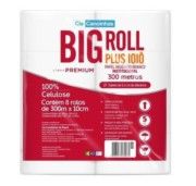 Papel Higienico Rolo Big Roll Plus IOIO 100% Cel 8 X 300 m