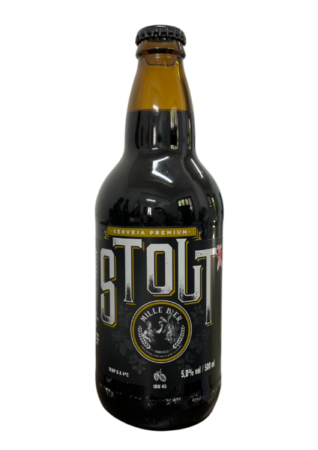 Garrafa 500ml Cerveja Stout Mille Bier