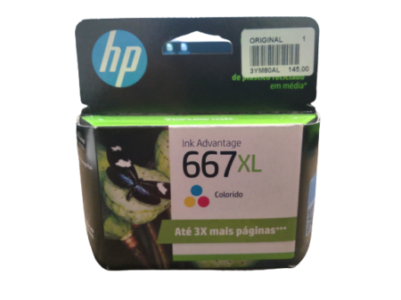 Cartcuho HP 667 XL Colorido