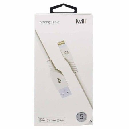Cabo Usb P/Iphone Strong Cable Branco Iwill 1,2m