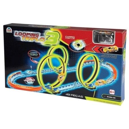 Pista Looping Triplo 3 Braskit