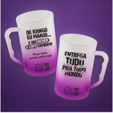 Caneca 500ml Degradê - 50 Unid. - Drink Up