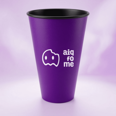 Copo 400ml Eco Label - 50 Unid. - Ímã Brindes