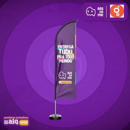 Wind Banner Entrega Tudo - 2 Unid. - Pigmento Print