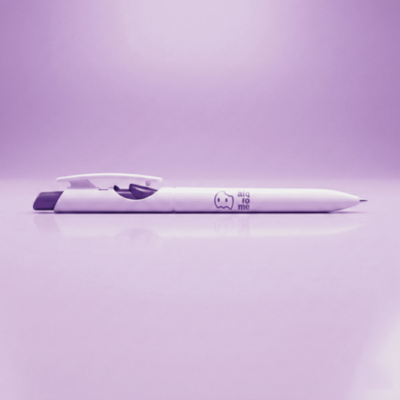 Caneta Plástica - 100 Unid. - Ímã Brindes