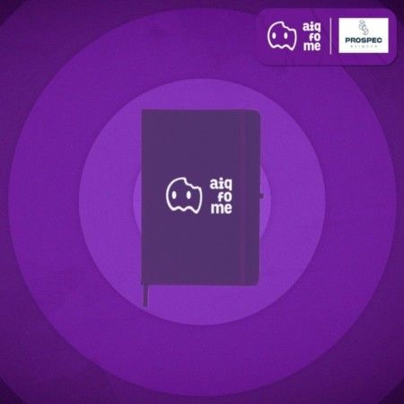 Caderneta Emborrachada 80 folhas - 30 Unid. - Prospec Brindes