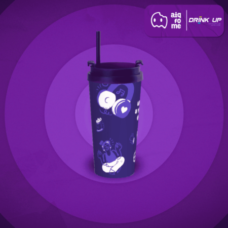 Eco Duo Label + Tampa + Canudo 500 ml - 50 Unid. - Drink Up