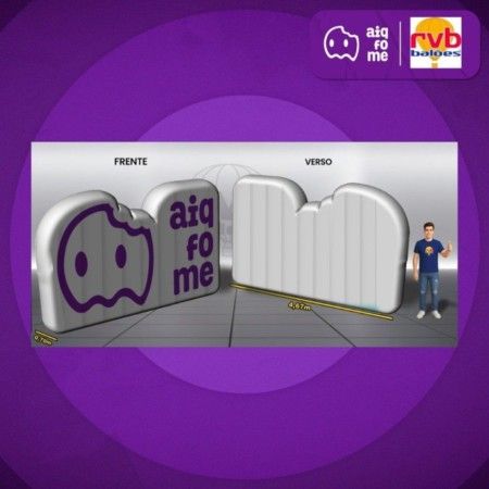 Painel Inflável Branco - RVB Balões
