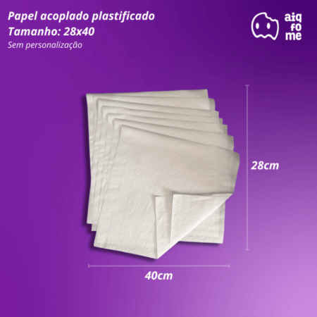 Papel Acoplado P (28,0x40,0) c/250 unidades - Liso